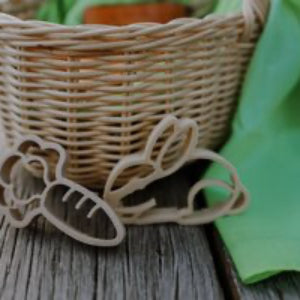 Kinfolk Pantry Mini Easter Bunny and Carrot Eco Cutter Set